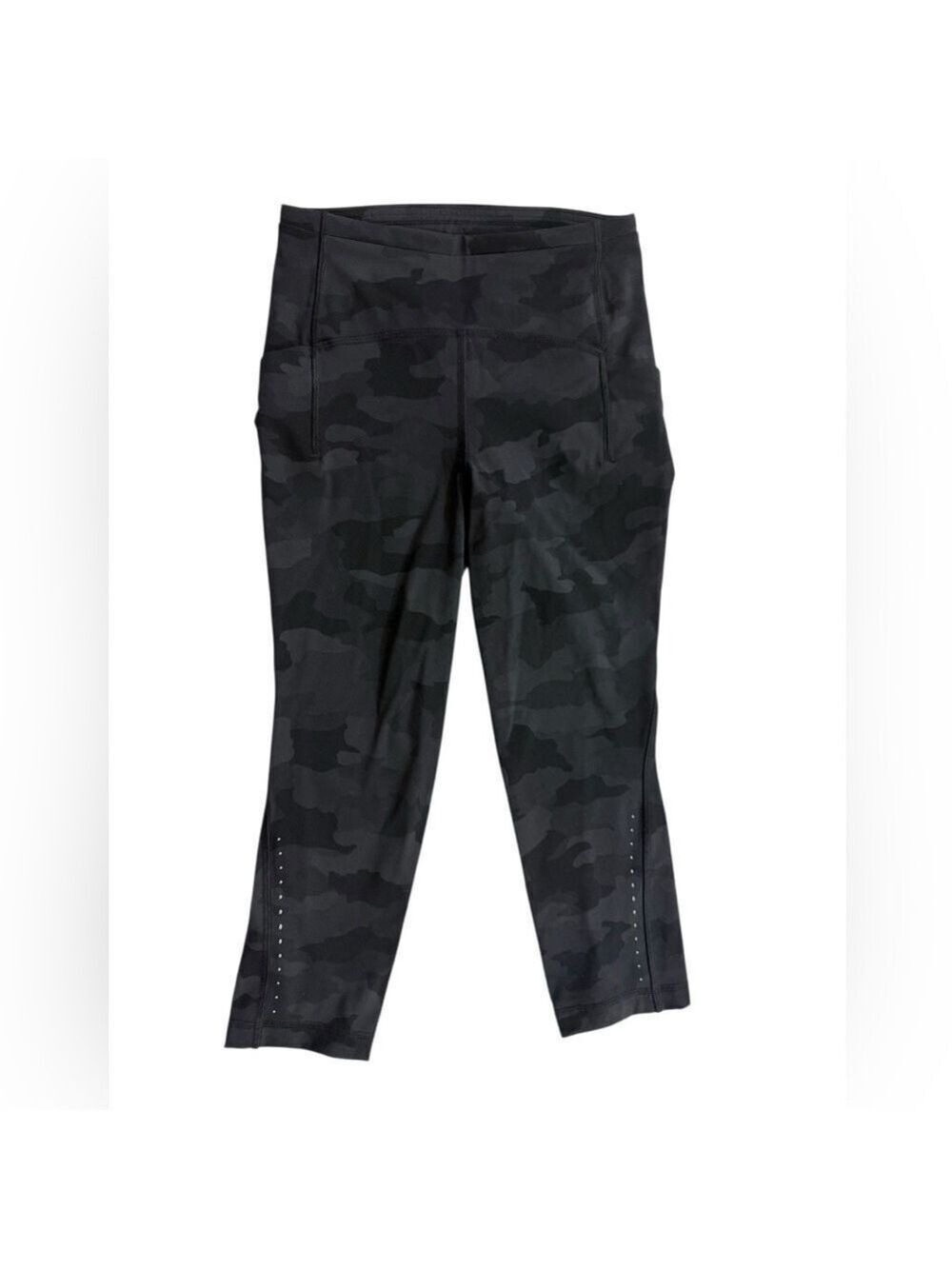 Lululemon Align High Rise 25” Leggings Nulu Graphite Grey Camo Sz 4 EUC